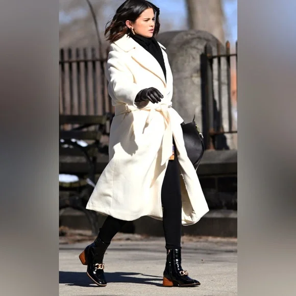 Steve Madden Loreen Black Patent Faux Leather Boots,  Size 7 - Picture 8 of 8